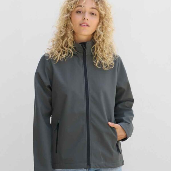 SOL'S Ladies Race Hooded Soft Shell Jacket Thumbnail