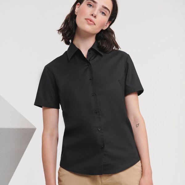 Women's short sleeve Oxford shirt Thumbnail