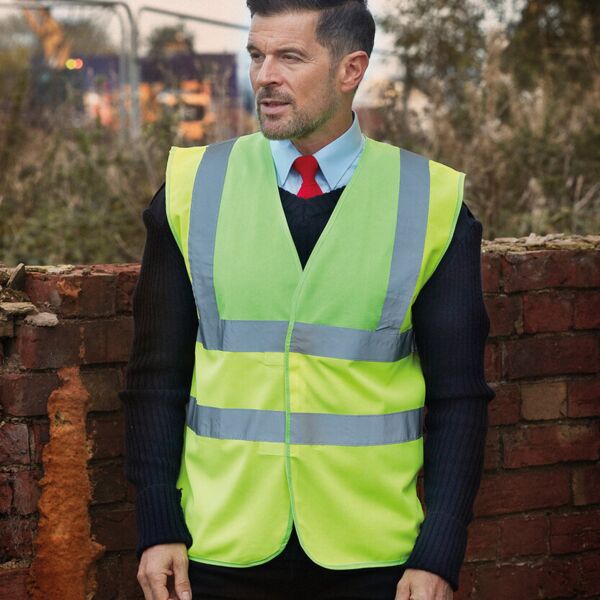 Hi-vis 2-band-and-braces waistcoat (HVW100) Thumbnail