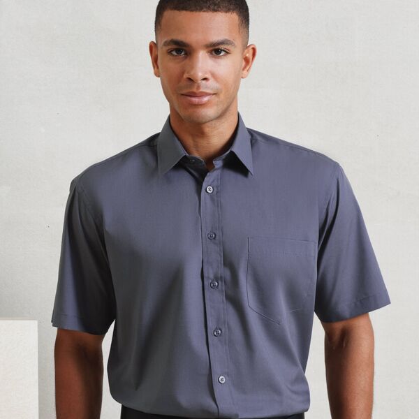 Short sleeve poplin shirt Thumbnail